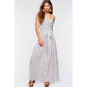 NWT Flying Tomato Tie-Front Wide Leg Jumpsuit